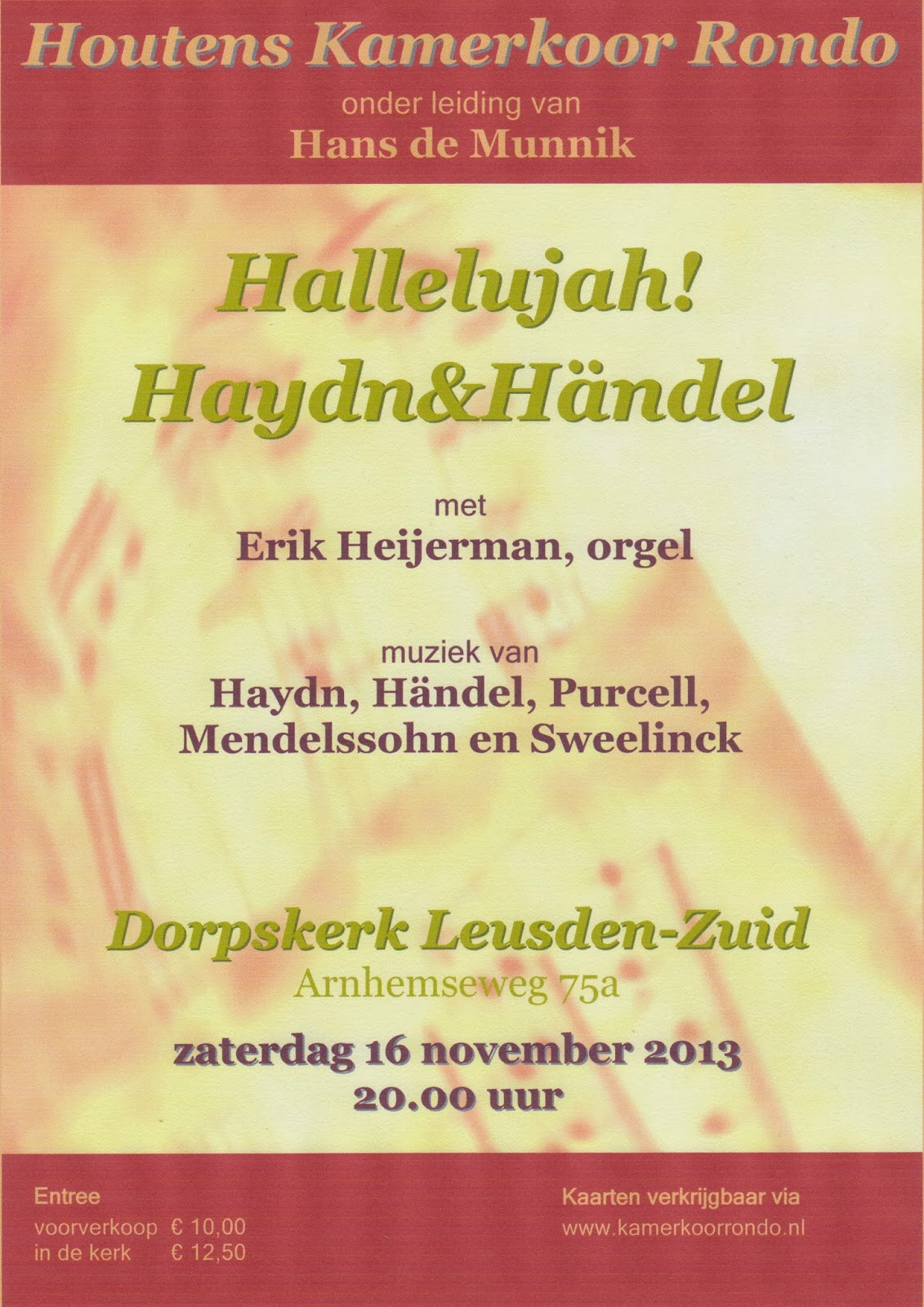 2013 Poster Hallelujah H&H