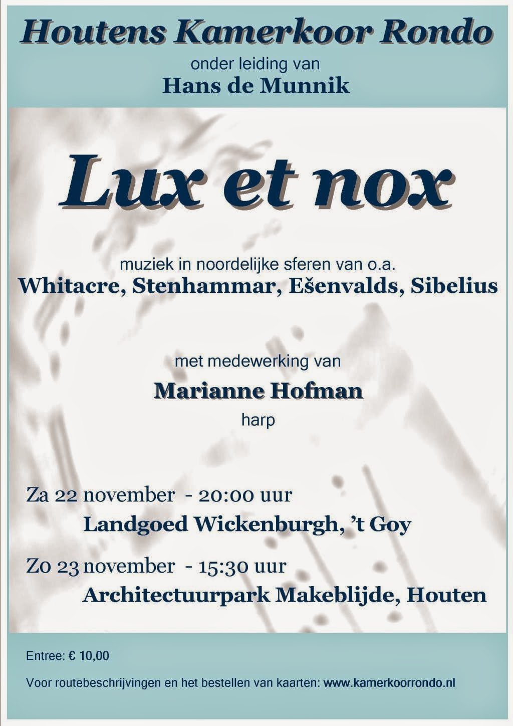 2014 Poster Lux et nox